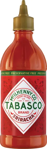 Tabasco Siracha Sauce 256ml - Grillsauce & scharfe Sauce, perfekt für Liebhaber von scharfen Aromen und ideal zum Verfeinern von Grillgerichten.
