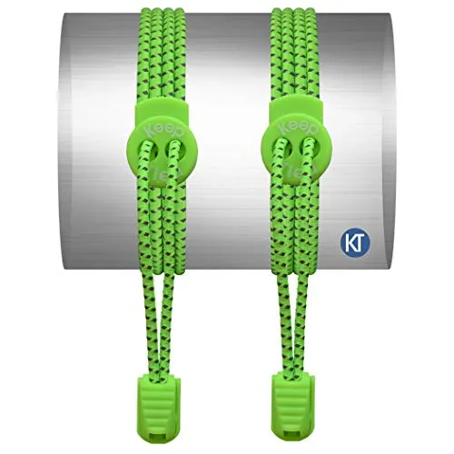 KeepTied Elastische Schnürsenkel (kein Binden) - Reflektierend
