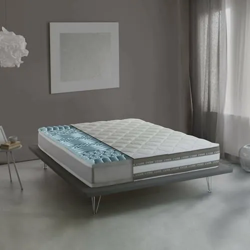 Talamo Italien Doppelmatratze Naike 200x160x27h cm Weiß von Talamo Italia