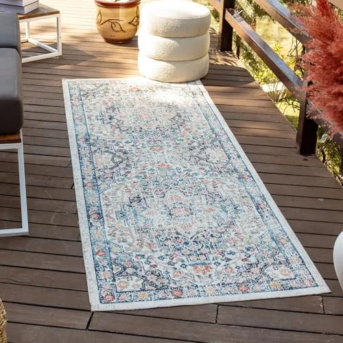 Livabliss Teppich ARVADA – Rechteckig, 6 mm Höhe - Vielseitiger Outdoor-Teppich für Terrasse und Garten, maschinell gewebt, pflegeleicht und langlebig. Ideal für einen stilvollen und gemütlichen Außenbereich.