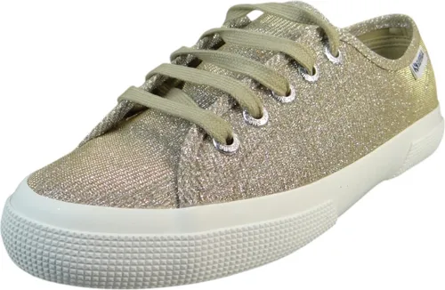 Superga 3750 Jersey Lame S4135ZW Schnürschuh bunt 40 EU - Sneaker in Größe 40, glänzendes Platinum-Design mit bequemem Schnürverschluss für optimalen Halt und Stil im Alltag.