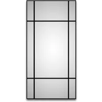 Badspiegel Talos 60x120 cm - Rechteckiger Badezimmerspiegel in Schwarz - Stylischer Badezimmerspiegel in rechteckiger Form, ideal für moderne Bäder. Mit einer Höhe von 120 cm sorgt er für optimale Lichtreflexion und ein elegantes Ambiente.