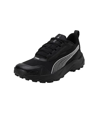 PUMA Unisex Obstruct Profoam Straßen-Laufschuh, Black Cool Dark Gray Cool Light Gray, 47 EU