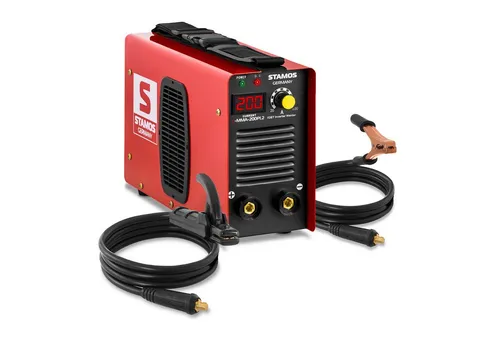 Stamos Welding Group Elektroschweißgerät E-Hand Schweißgerät mit LED-Display