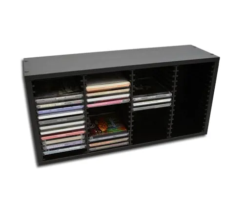 Produktbild CD Aufbewahrungsregal schwarz 2. Wahl Protected