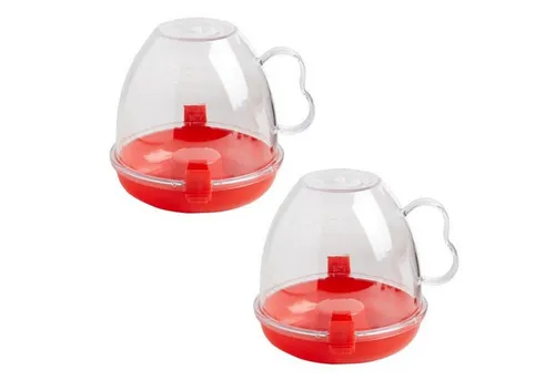 HAC24 Popcornmaschine 2er Set Mikrowellen Popcornmaker Popcornbereiter Popcorn Maker, ohne Öl