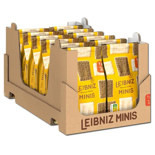  Bahlsen Leibniz Minis Black'n White, 12 Beutel je 125g 13,23€/1kg