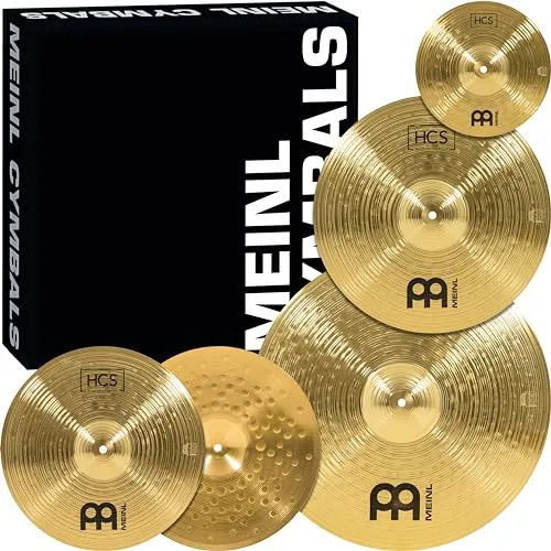 Meinl HCS14162010 Becken-Set - Becken-Set für Rock und Pop, mit modernem, durchsetzungsstarkem Klang und vielseitigen Einsatzmöglichkeiten für kreative Musiker.