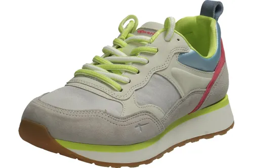 Tamaris M2374143 Damen Sneaker - Vielseitiger Damen Sneaker von TAMARIS im modernen Design. Der Materialmix aus Leder und Textil sorgt für optimalen Komfort, während die Schnürung eine individuelle Passform ermöglicht. Ideal für jeden Anlass!