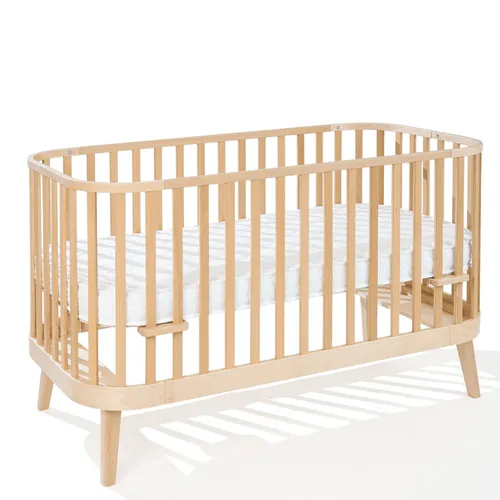 ATB MEBLE Gitterbett mit Matratze 140x70 cm