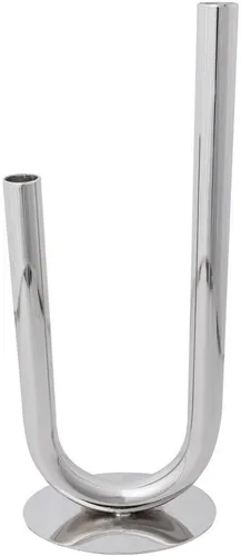 Creativ deco Dekovase (1 St), in U-Form in silber von CREATIV DEKO