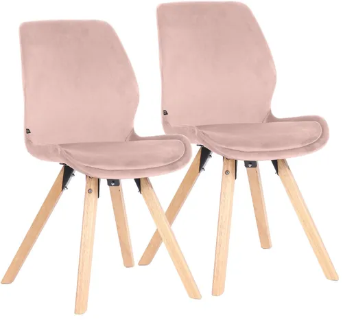 CLP 2er Set Stuhl Luna in lila von CLP