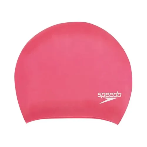 Speedo Damen Für Lange Haare Badekappe, Rosa, Einheitsgröße