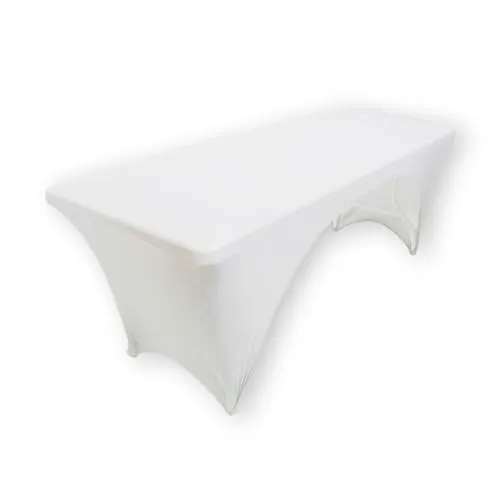 colourliving Hussen für Bierzeltgarnitur weiß auch geeignet für Koffer-Klaptisch und Koffer-Klappbank Biertischhusse Bierbank Husse (Biertisch 182x75x74)