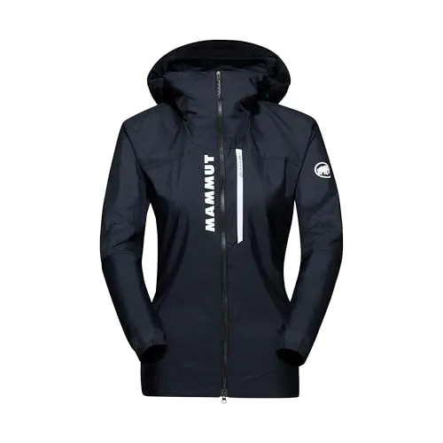 Mammut Aenergy WB Hooded Jacket Women Black (S) - Funktionsjacke für Wanderungen und Skitouren, leicht und atmungsaktiv mit winddichtem Material. Ideal für Abenteuer mit helmtauglicher Kapuze und kleinem Packmaß.