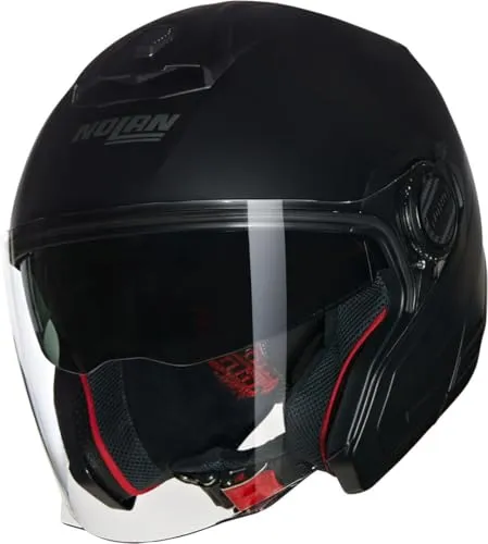 NOLAN HELMET N40-5 06 CLASSICO 302 M, Matte Black - Motorradhelme mit UN/ECE 22-06 Zulassung, sicher und stylish für jeden Fahrer