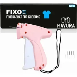FIXOX Freiarm-Nähmaschine Schnelles Fixiergerät für Kleidung Mini Stichsäumpistole - Rosa