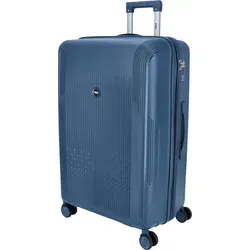 DYX 4 Rollen Koffer L „Palermo“ 76 cm blau - Der DYX Koffer „Palermo“ bietet mit einem TSA-Zahlenschloss und vier 360° drehbaren Rollen höchsten Komfort beim Reisen. Mit zusätzlicher Dehnfalte für mehr Packvolumen und einem praktischen Innenfach für Ordnung.