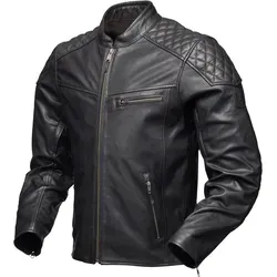 Modeka Phinix Motorrad Lederjacke, schwarz, 4XL - Traditionelle Motorradjacke aus Ziegenleder mit flachen Protektoren und Belüftungsreißverschlüssen. Perfekter Schutz und klassischer Stil für anspruchsvolle Fahrer.