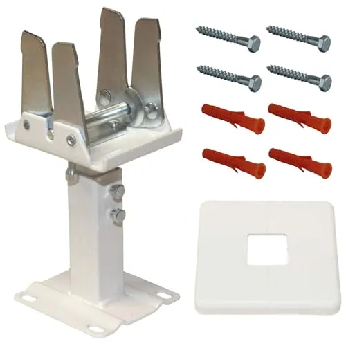 Jabema Standkonsole für Flachheizkörper, Abstand der Heizplatten 90 mm, Standfuß Standfüße, Heizkörper Halterung Befestigung Aufhängung Konsole