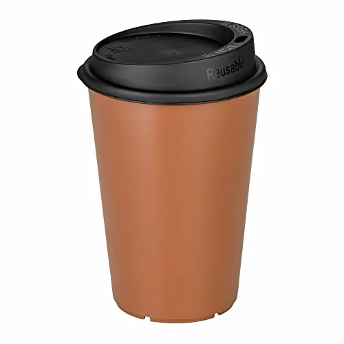 VEPATIM 3 Mehrweg Heißgetränkebecher Kaffeebecher Coffee to go inkl. Domdeckel - 300 ml