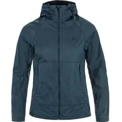 Fjällräven - Women's Keb Lätt Wind Jacket - Windjacke Gr M blau - Leichte, winddichte Windjacke mit Kapuze in Blau (Gr. M) für Outdoor-Aktivitäten. Ideal für Wanderungen und schützt vor Wind. Hergestellt aus hochwertigem, recyceltem Polyamid. Entdecken Sie weitere Fjällräven Produkte bei Bergfreunde.de!