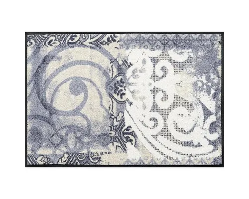 wash+dry by Kleen-Tex Schmutzfangmatte Arabesque - 75 x 190 cm - Hochwertige Fußmatte mit rutschfestem Nitrilgummirücken, maschinenwaschbar bei 60 °C und ideal für Innen- sowie überdachte Außenbereiche.