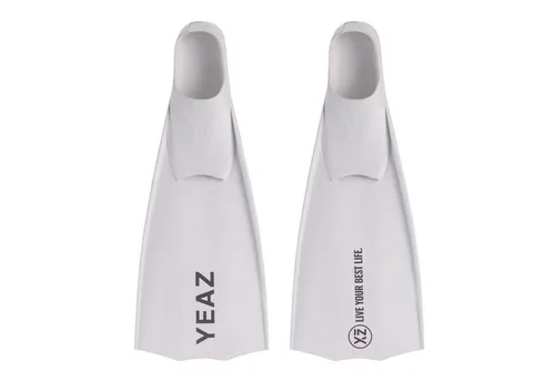 YEAZ OCEAN VIBES FINS Flossen (2 St) 40-41 - Tauchen & Schnorcheln: Weiße Flossen aus elastischem Material für optimalen Komfort und Beweglichkeit beim Schnorcheln und Schwimmen.