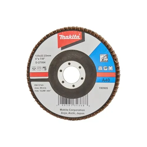 Makita Faecherschleifscheibe, 125 mm, A40, D-27084