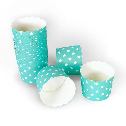 Muffin Backformen 100 Stück groß Papier Backformen Muffins Förmchen Kuchenformen