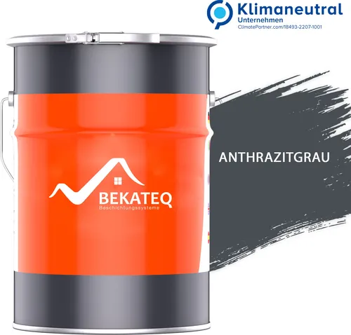 1K Fliesenlack für Boden- und Wandfliesen, 5L Anthrazitgrau RAL7016 seidenglänzend I Fliesenfarbe für innen & außen I Hohe Deckkraft & gute Haftung I Für Küche, Bad, Keller BEKATEQ BE-713