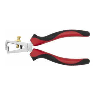 Gedore R28202176 Abisolierzange 160mm - Crimpzangen mit 2K-Griff für handschonende Kraftübertragung und präzise Öffnungsbegrenzung, ideal für professionelle Anwendungen.