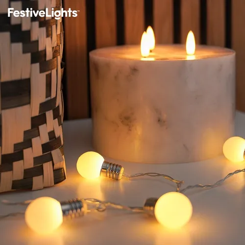 1.5m Mini Festoon Stil Batterie LED Klar Kabel Schlafzimmer Fairy Lichterketten