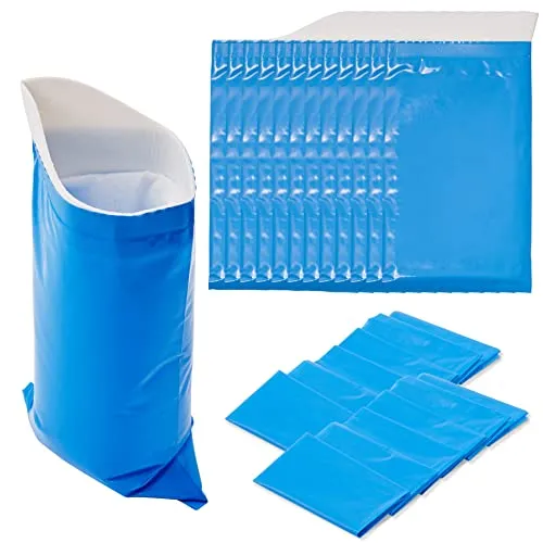 Bramble 12 Einweg Urinbeutel für Notfälle - Camping-Toiletten: Praktische Einweg Urinbeutel für Erwachsene, perfekt für Reisen und lange Autofahrten – hygienisch und diskret im Notfall.