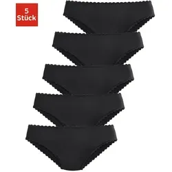 Jazz-Pants Slips PETITE FLEUR, Damen, Gr. 42, schwarz, Microfaser, Obermaterial: 92% Polyamid, 8% Elasthan, unifarben, körpernah, Unterhosen, aus weicher Microfaser, Topseller