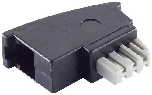 Shiverpeaks Fax Adapter [1x TAE-N-Stecker - 1x RJ11-Buchse 6p4c] Schwarz