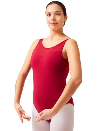 tanzmuster Kinder Ballett Trikot Emilia in rot von tanzmuster