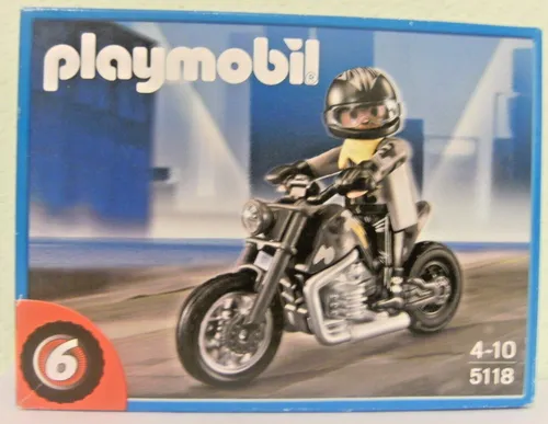 Playmobil Custom Bike 5118 von 2010 Neu & OVP Motorrad Motorradfahrer
