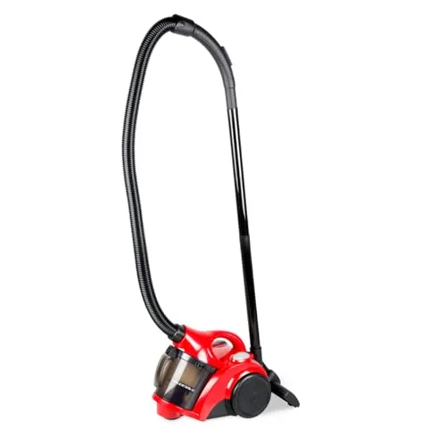 Dunlop Staubsauger ohne Beutel - 700W mit Kabelaufrollung - Bodenstaubsauger mit 700W Leistung, beutellos und mit 2L Staubbehälter. Inklusive Bodenbürste, schmaler Düse und Rundbürste für vielseitige Reinigung.