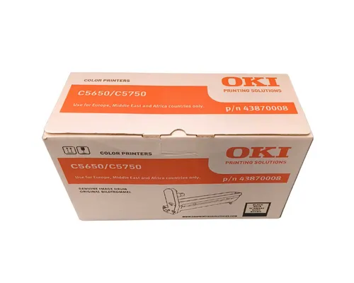 Oki Trommel 43870008 Typ C11 schwarz - Originalbildtrommel mit hoher Kapazität für bis zu 20.000 A4-Seiten, kompatibel mit OKI C 5650 und C 5750 Serien