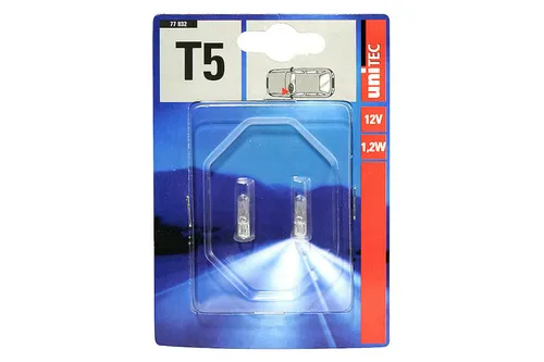 Produktbild Unitec Mini Glas Leuchte Lampe T5 1,2 Watt 12V Glühbirne Birnen Ersatzlampe 1