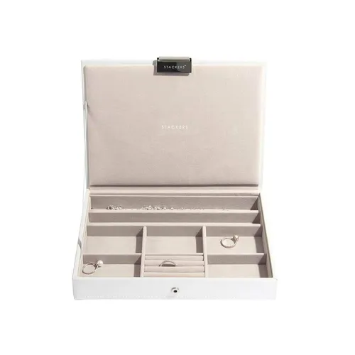Stackers Weiß Klassisch Schmuckschatulle in weiß von Stackers