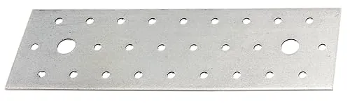 Alberts Lochplatte 820381 | sendzimirverzinkt | 200 x 60 x 2 mm | 25er Set - Hochwertige Lochplatte aus sendzimirverzinktem Stahl, ideal für vielseitige Anwendungen. Mit 2 Löchern und Ø11/Ø5 mm, bietet sie optimale Stabilität und Flexibilität für Ihr Projekt.