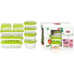 Produktbild Branq Lebensmittelbehälter Set Ruccola- 10 Stück - Grün