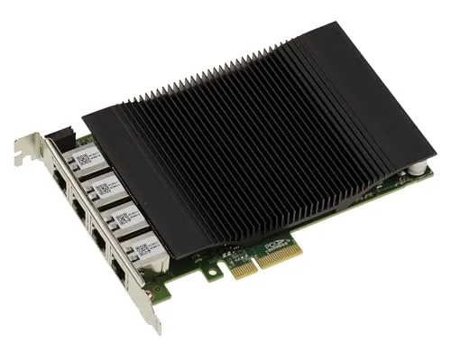 KALEA-INFORMATIQUE PCIe x4-Netzwerkcontroller-Karte mit 4 Ports 2,5 Gigabit RJ45 Power Over Ethernet PoE+ 30 W pro Port. Intel I226-Chipsatz, Industrieausführung