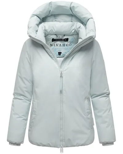 Navahoo Winterjacke Blütenlicht 14 Warme Damenjacke mit hohem Kragen
