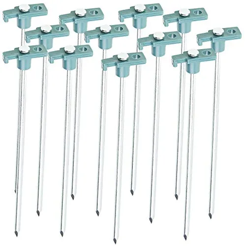 Semptec Urban Survival Technology Heringe: 12er-Set Felsbodenheringe für steinigen Untergrund, 25 cm, Ø 7 mm (Zeltheringe für steinigen Boden, Heringe steiniger Boden, Erdspiess)