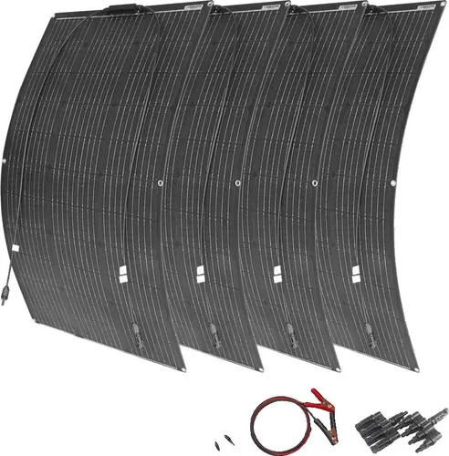 Solar-Kit 200W, flexibles und wasserdichtes Solarpanel