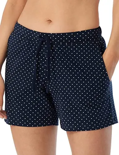 Schiesser Damen Schlafhose Kurz - Mix + Relax Pyjamaunterteil - Schlafanzughosen für Damen, aus 95% nachhaltigem Organic Cotton für optimalen Tragekomfort und seitliche Taschen für praktische Funktionalität.