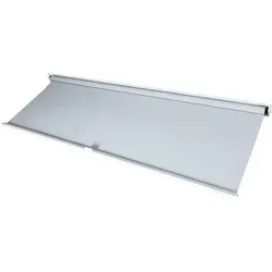 Mendler Seitenwand für Pergola HWC-L41, Pavillon Rollo Ersatzseitenwand, Stoff/Textil 3x3m ~ weiß